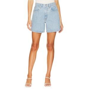 Slvrlake Blue Clear Skies Walker Denim Cotton Shorts